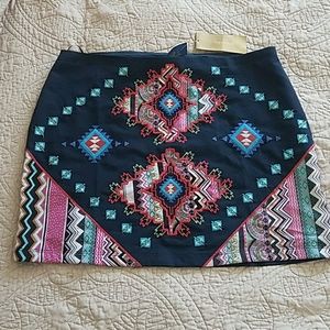Embroidered skirt